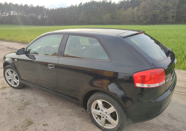 Audi A3 cena 15900 przebieg: 189230, rok produkcji 2007 z Rakoniewice małe 46